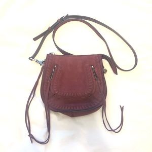 Rebecca Minkoff Suede Mini Vanity Bag in Eggplant
